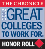 2012 Great Colleges to Work For Honor Roll Badge