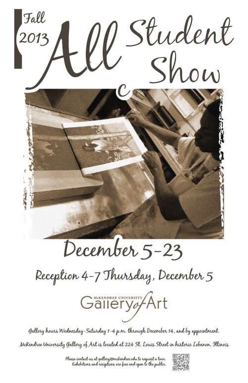 fall student show poster 2013