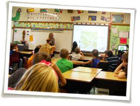 Photo of Teacher in a Classroom