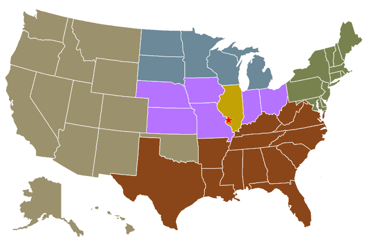 Meet Your Admission Counselor Map