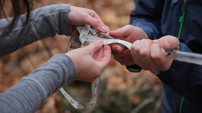 Photo of Students doing Copperhead Research