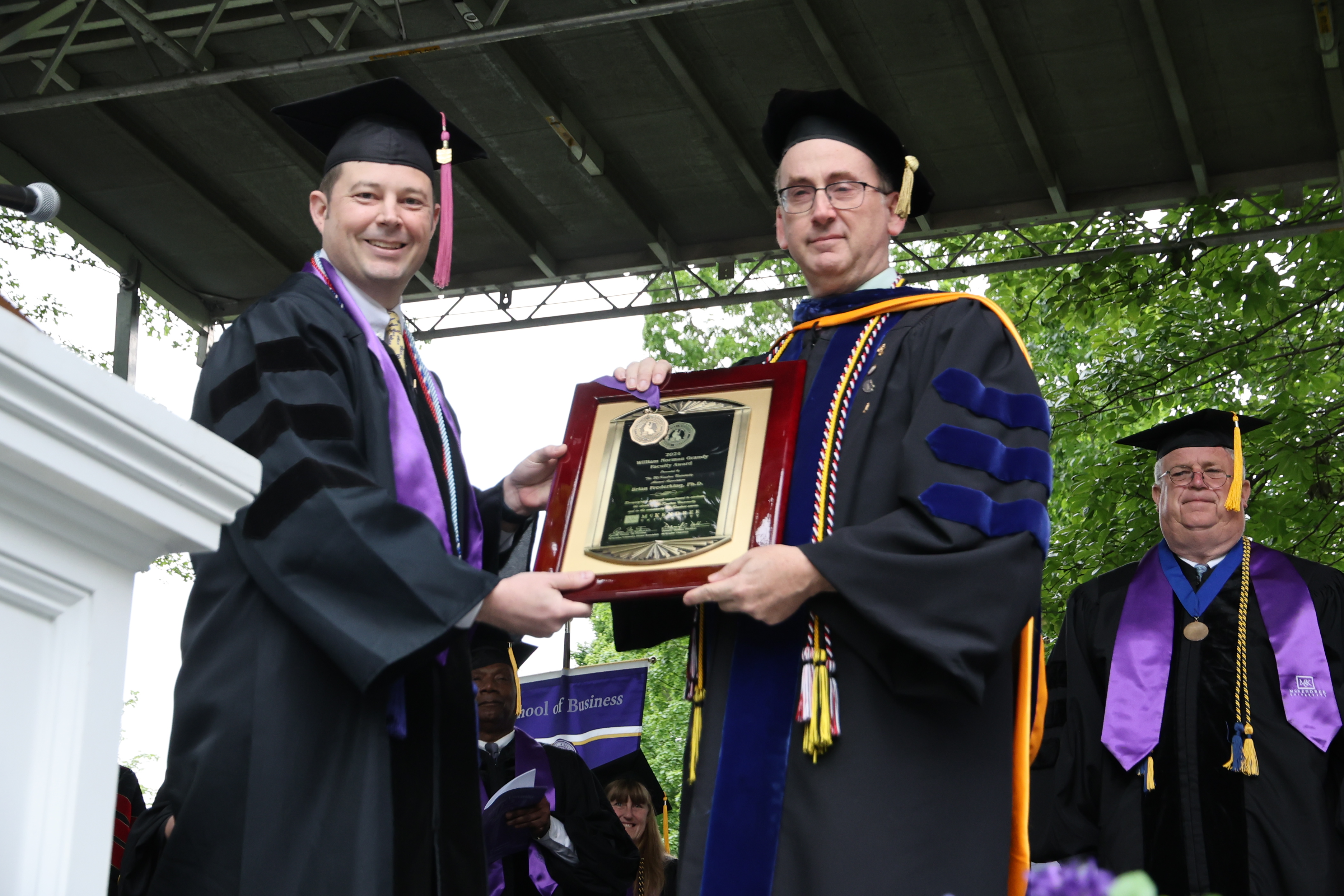 Dr. Brian Frederking wins Grandy award