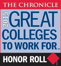 2015 Great Colleges to Work For Honor Roll Badge