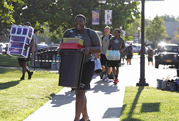 Male Student Moving-In