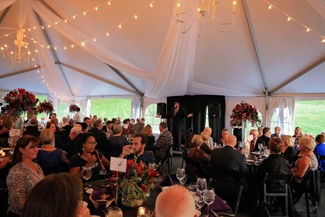 Photo of the Hett Gala Tent