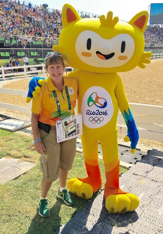 Photo of Jackie Leemon at the Rio Olympics