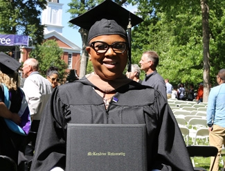 Photo of Sheila Johnson-Glover at Commencement