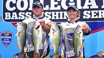 Jacob Louis ’19 and Nate Doty earned a fourth place finish in the Bassmaster Team of the Year competition. The duo earned three bids to the National Championship on August 1-5, after placing 2nd, 21st, 11th and 35th at the four qualifying tournaments. They finished 45th at the national tournament.