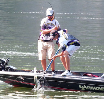 Trevor McKinney and Blake Jackson finished in fifth place at the 2019 BoatUS Collegiate Bass Fishing Championship in May.