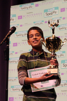 Photo of Spelling Bee Champion