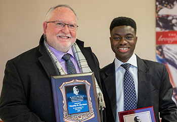 MLK Humanitarian Awards Honor Exceptional Student Leader and Newly-Retired Chaplain