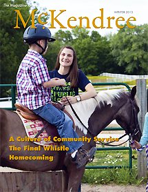 Cover of the The Magazine For McKendree, Winter 2013 Edition