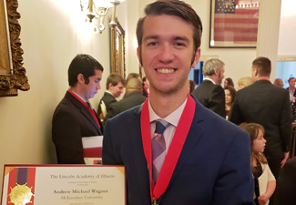 Andrew Wagner is Our Student Laureate