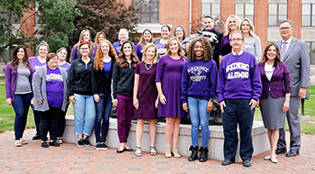 McKendree alumni participated in a Purple Friday