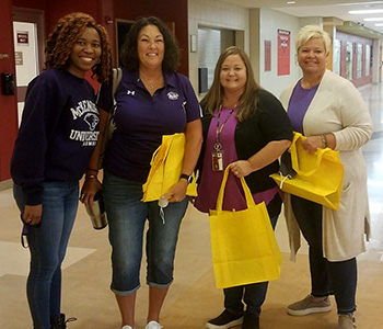 Purple Pride visit to Belle Valley School District