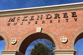 McKendree University Entrway Monument