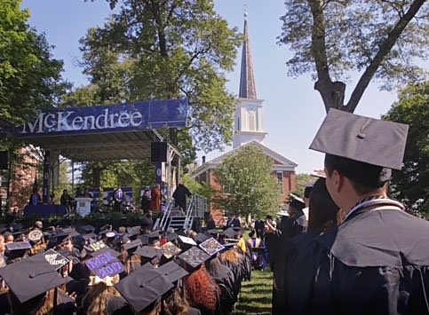 Photo of McKendree Graduates at Commencement